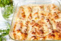 Creamy Chicken Enchiladas with White Sauce
