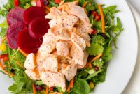 Grilled Salmon Salad