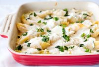 Creamy Ricotta Stuffed Shells