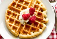 Perfect Sourdough Waffles