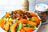 Fresh Peach and Mozzarella Salad