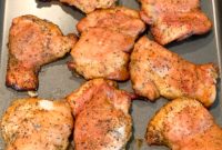 Succulent Smoked Boneless Chicken Thighs