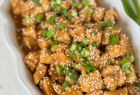 Sticky Honey Sesame Chicken