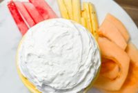 Quick Creamy Fruit Dip