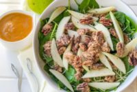 Sweet Pear and Spiced Pecan Salad