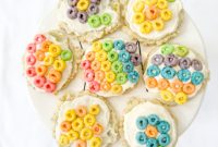 Retro Rainbow Sugar Cookies