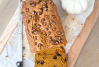 Perfectly Spiced Pumpkin Chocolate Chip Loaf