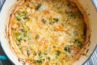 Chicken Broccoli Noodle Bake