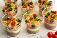 Single-Serve Seven Layer Dip Cup