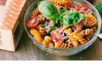 Zesty Lemon Pesto Red Lentil Pasta