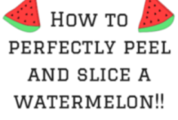 How to Perfectly Slice a Watermelon