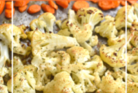 Honey Glazed Roasted Carrots and Cauliflower