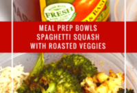 Smart Meal Prep: Roasted Veggie Spaghetti Squash Bowls