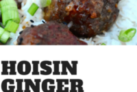 Sweet and Savory Hoisin Ginger Meatballs with Kodiak Cakes