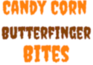 Butterfinger Candy Corn Crunch Bites