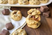 Gooey Salted Caramel Stuffed Cookies