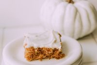 Spiced Pumpkin Sheet Cake with Cream Cheese Frosting