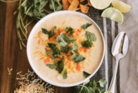 Velvety Cheesy Tortilla Soup