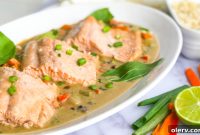 Coconut Green Curry Salmon
