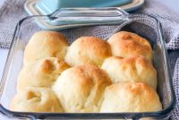 Pillowy Sourdough Dinner Rolls