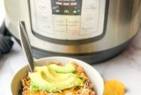 Speedy Savory Instant Pot Chicken Burrito Bowls
