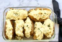 Twice-Baked Sour Cream and Chive Potatoes