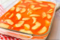 Peaches and Cream Pretzel Salad