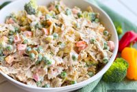 Velvety Farfalle Pasta Salad