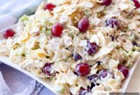 Tropical Sweet Pineapple Pasta Salad