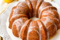 Limon Soslu Haşhaşlı Kek