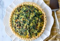Savory Spinach and Creamy Cheese Quiche