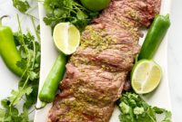 Zesty Cilantro Lime Flank Steak