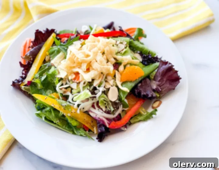 Asian Salad with a Creamy Ginger Citrus Kick 5 Delicious Asian Salad with Creamy Citrus Ginger Dressing