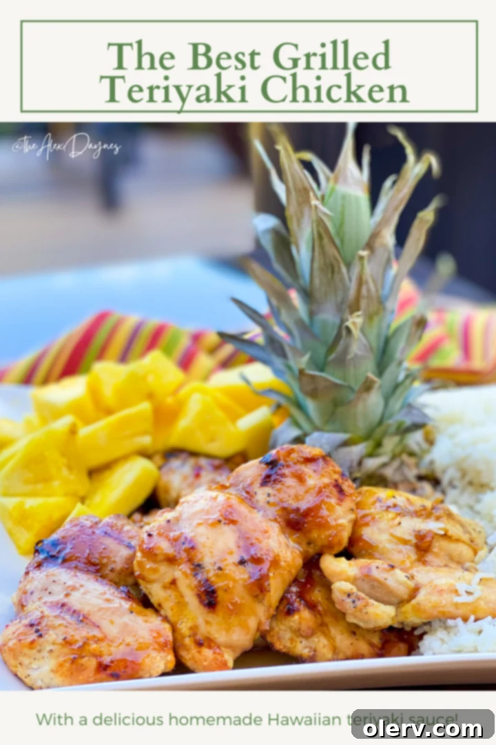 Grilled Teriyaki Chicken Recipe for Pinterest
