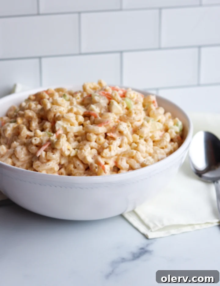 Traditional Pasta Salad 2 Classic Creamy Macaroni Salad