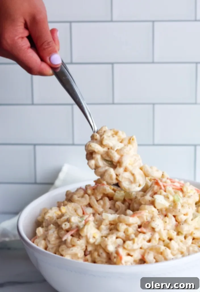 Traditional Pasta Salad 6 Classic Macaroni Salad ready to serve