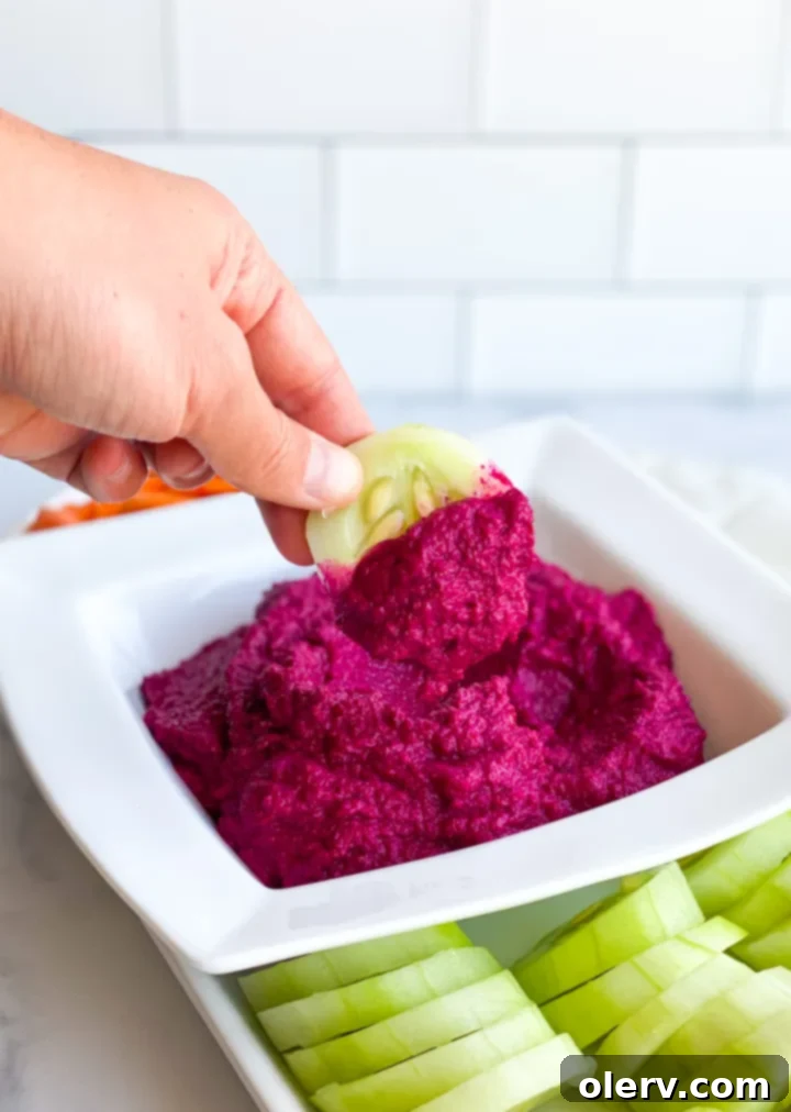 Vibrant Beet Hummus 8 Beet Hummus