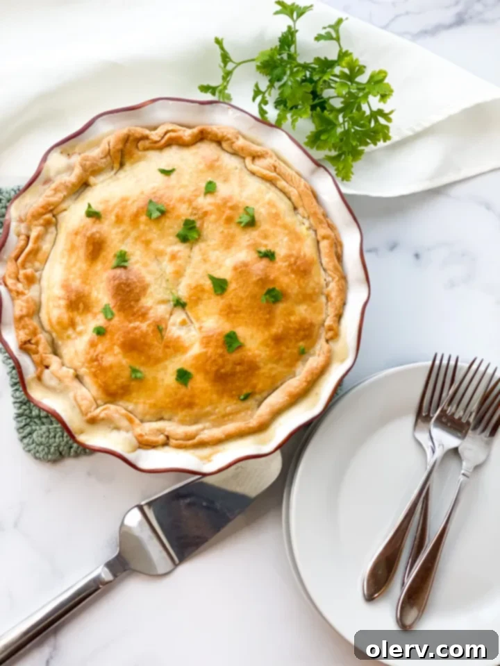 Effortless Golden Chicken Pot Pie 4 Assembling Chicken Pot Pie