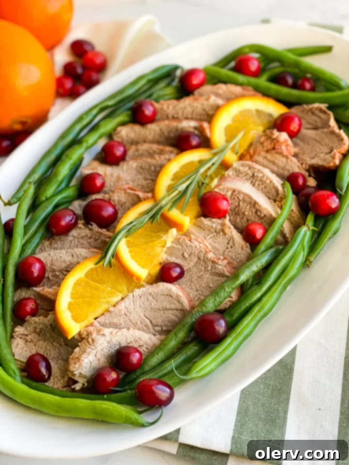 Instant Pot Cranberry Orange Glazed Pork Tenderloin 8 Instant Pot Cranberry Orange Pork Tenderloin