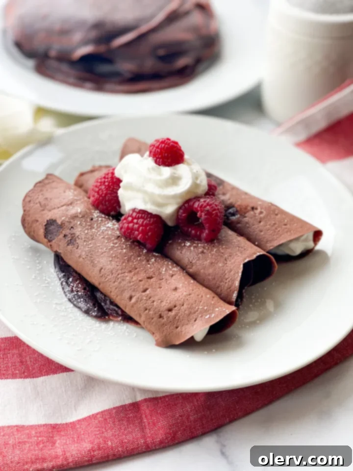 Chocolate Crepes
