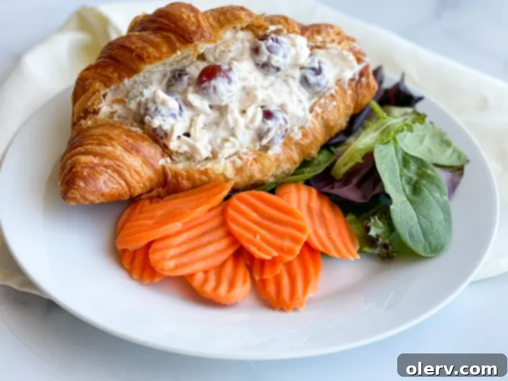 Ingredients for homemade chicken salad laid out on a table