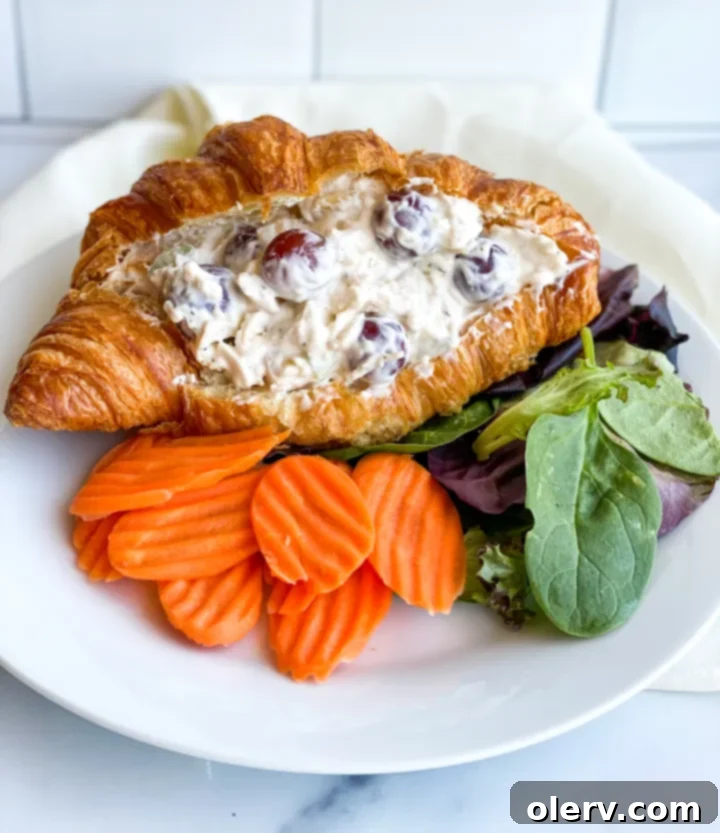 Diced chicken ready for the salad