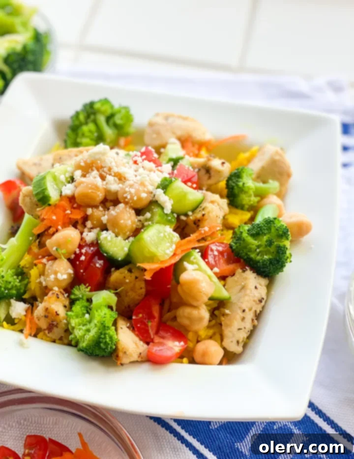 Greek Chicken Bowls 7 Greek Chicken Bowls