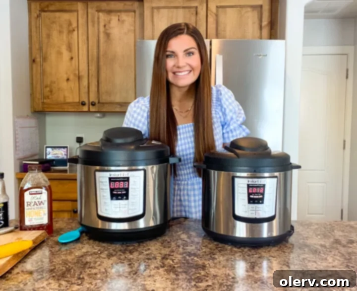 Easy Instant Pot Orange Chicken 2 Delicious Instant Pot Orange Chicken served with rice, ready to eat.
