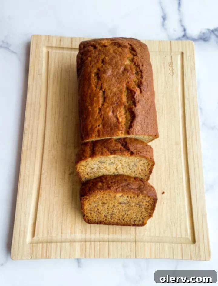 Heavenly Banana Bread French Toast 4 Slices of banana bread ready to be dipped into the French toast custard