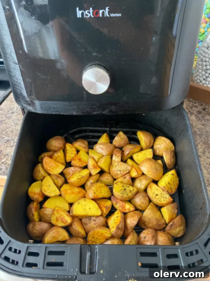 Crispy Air Fryer Roasted Potatoes 4 img 11792 3