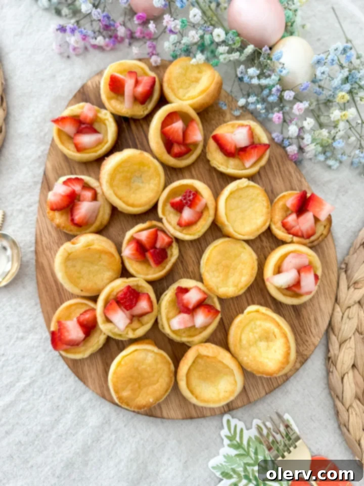 Pancake Puffs 2 These pancake poppers are such a fun twist on the beloved classic puff pancakes. They turn out to be, adorable, bite-sized pancakes!
