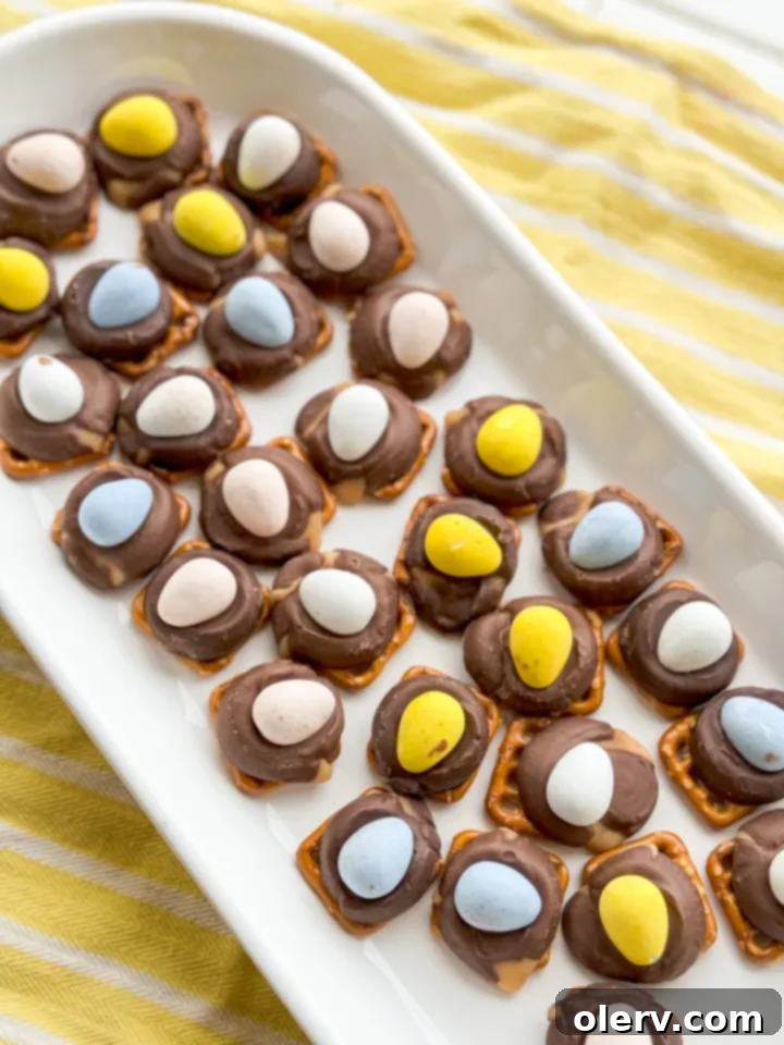 Cadbury Pretzel Buttons for Pinterest