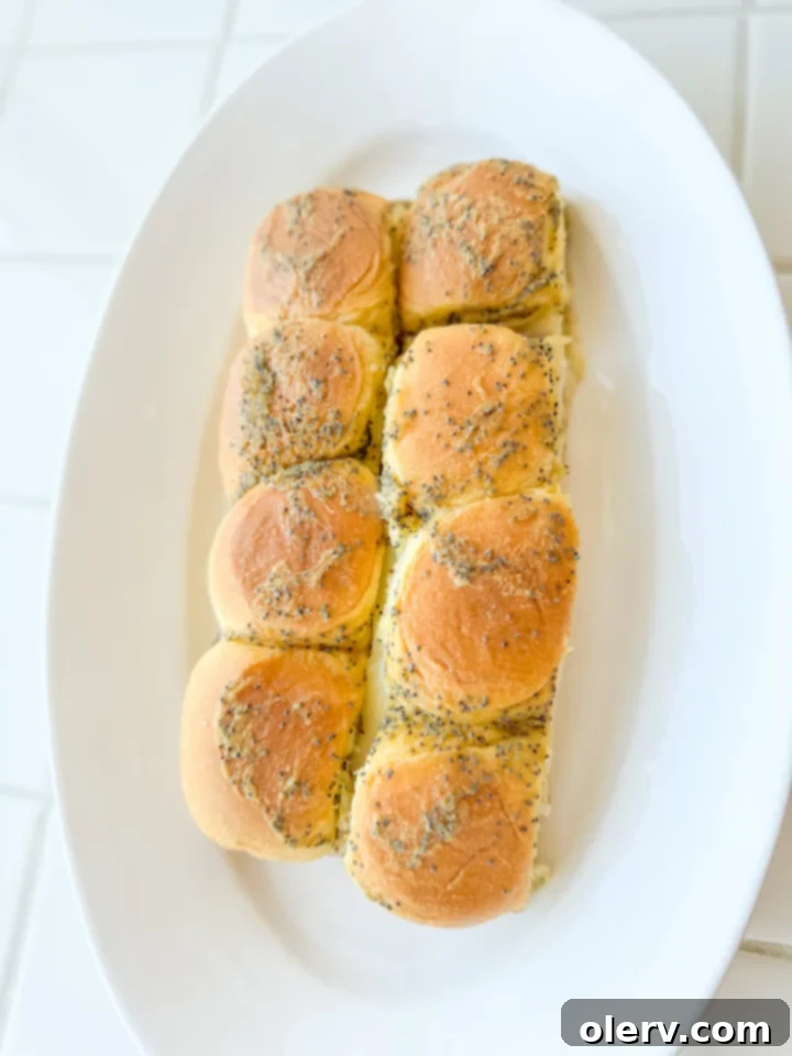 Irresistible Ham and Cheese Bites 3 Hot Ham and Cheese Sliders