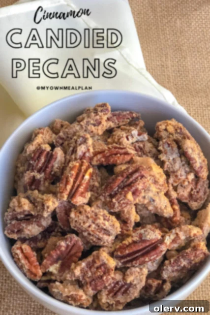 Candied Pecans Pin Graphic